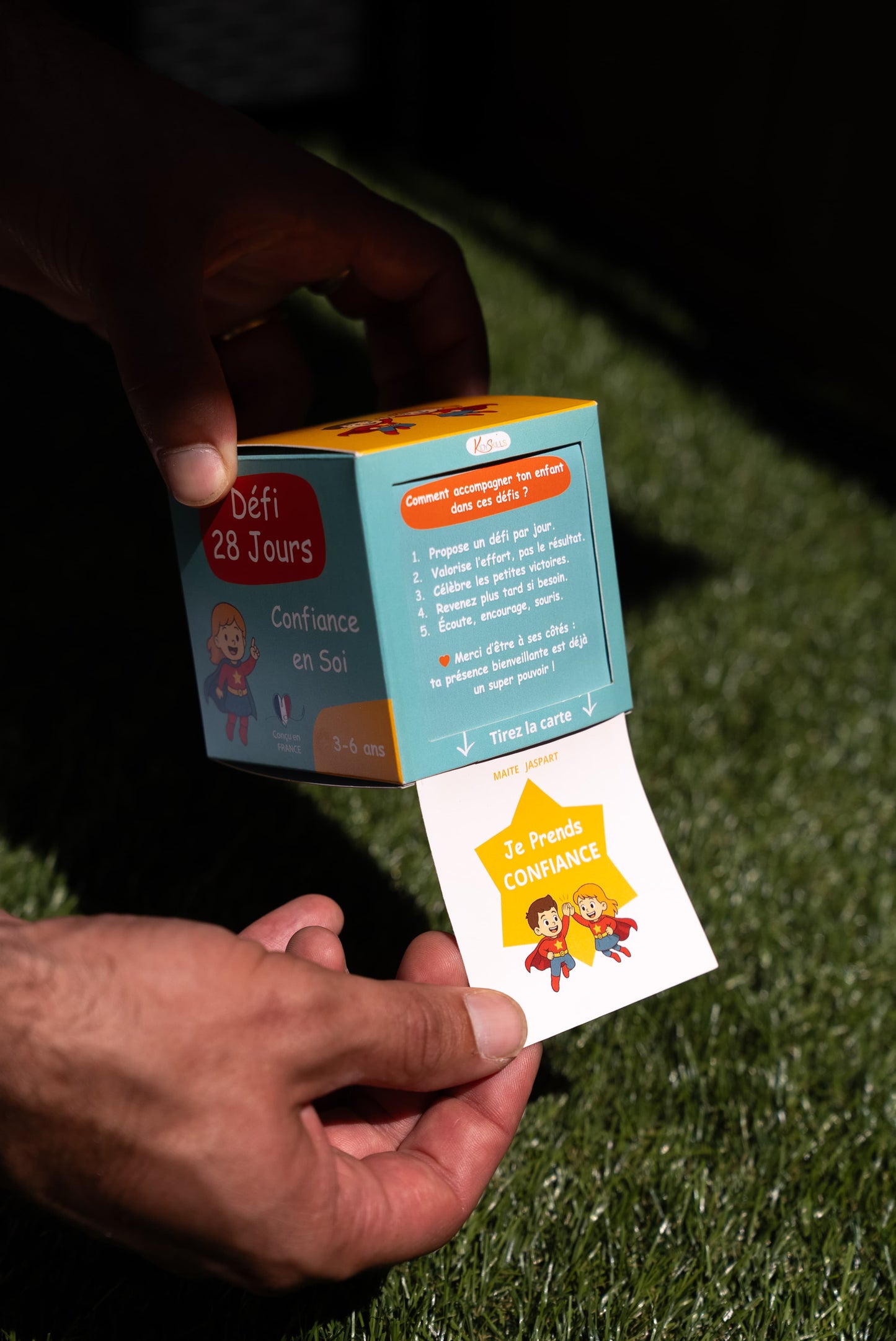 Boîte Défis pour Grandir™ – Confiance en soi (3–6 ans)