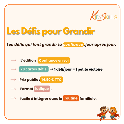 Défis pour Grandir™ Confiance (3–6 ans)